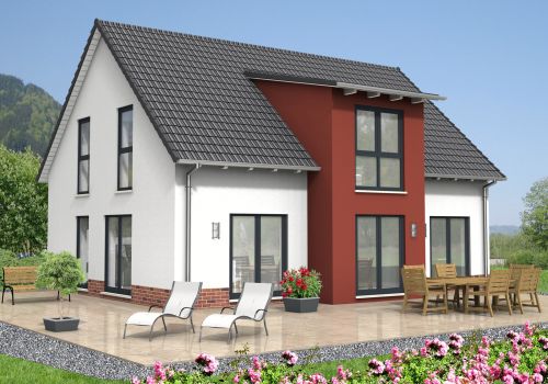 Giebelhaus 136 m² Ansicht 1