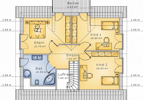 Giebelhaus 165 m² DG