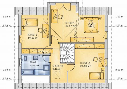 Giebelhaus 170 m² DG