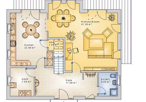 Giebelhaus 184 m² EG