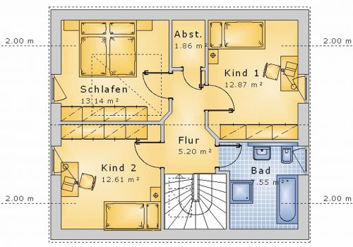 Stadthaus 103 m²  DG