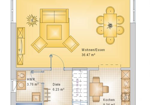 Stadthaus 115 m² EG