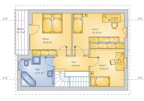 Stadthaus 123 m² DG