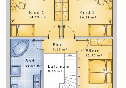 Stadtvilla 121 m² DG