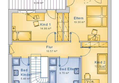 Stadtvilla 155 m² DG