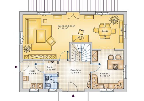 Stadtvilla 169 m² EG