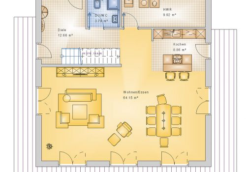 Stadtvilla 193 m² EG