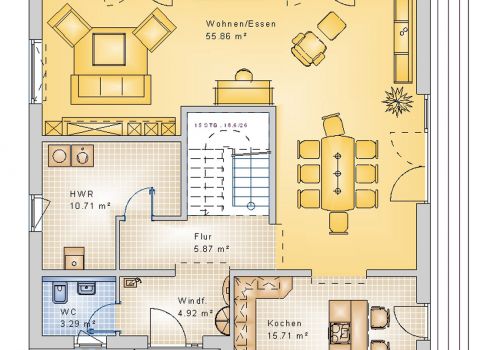 Stadtvilla 196 m² EG