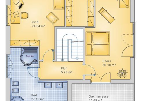 Stadtvilla 196 m² OG